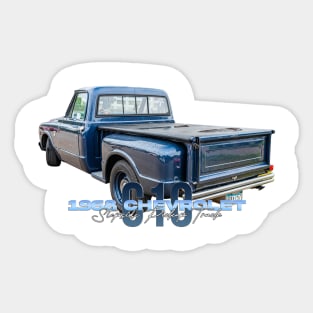 1968 Chevrolet C10 Stepside Pickup Truck Sticker